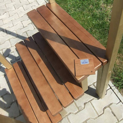 Ступени для Спа бассейна натуральное дерево