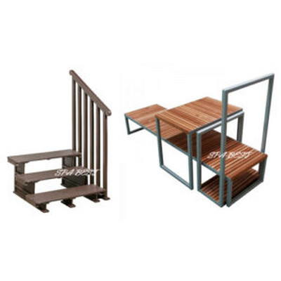 Тройные ступени для бассейнов спа с противотоком