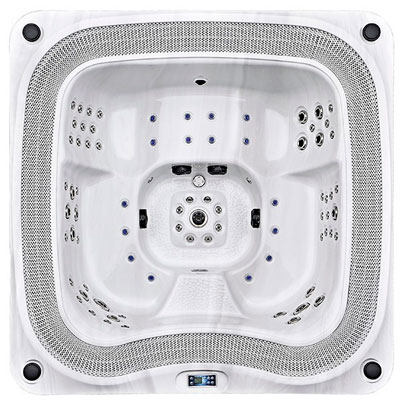 Большой переливной гидромассажный бассейн спа Antarctic Spas Asai