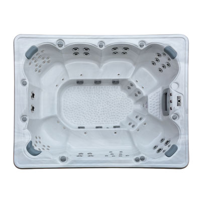 Большой уличный спа бассейн на 9 человек Riptide Infinity 830