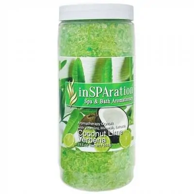 Ароматерапия inSPAration в гранулах для джакузи и спа бассейнов Кокос, лайм, вербена 553гр