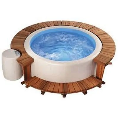 Ступени и барная стойка для круглых уличных джакузи